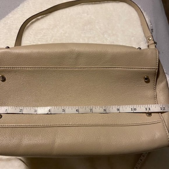 Kate Spade Medium Size Beige Crossbody Purse With Handles - Picture 8 of 11